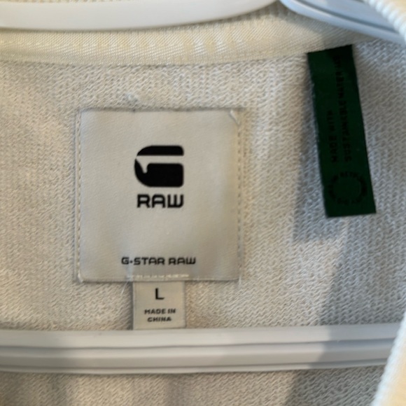 G-Star Raw Sweatshirt with dropped shoulders in white - Picture 2 of 4